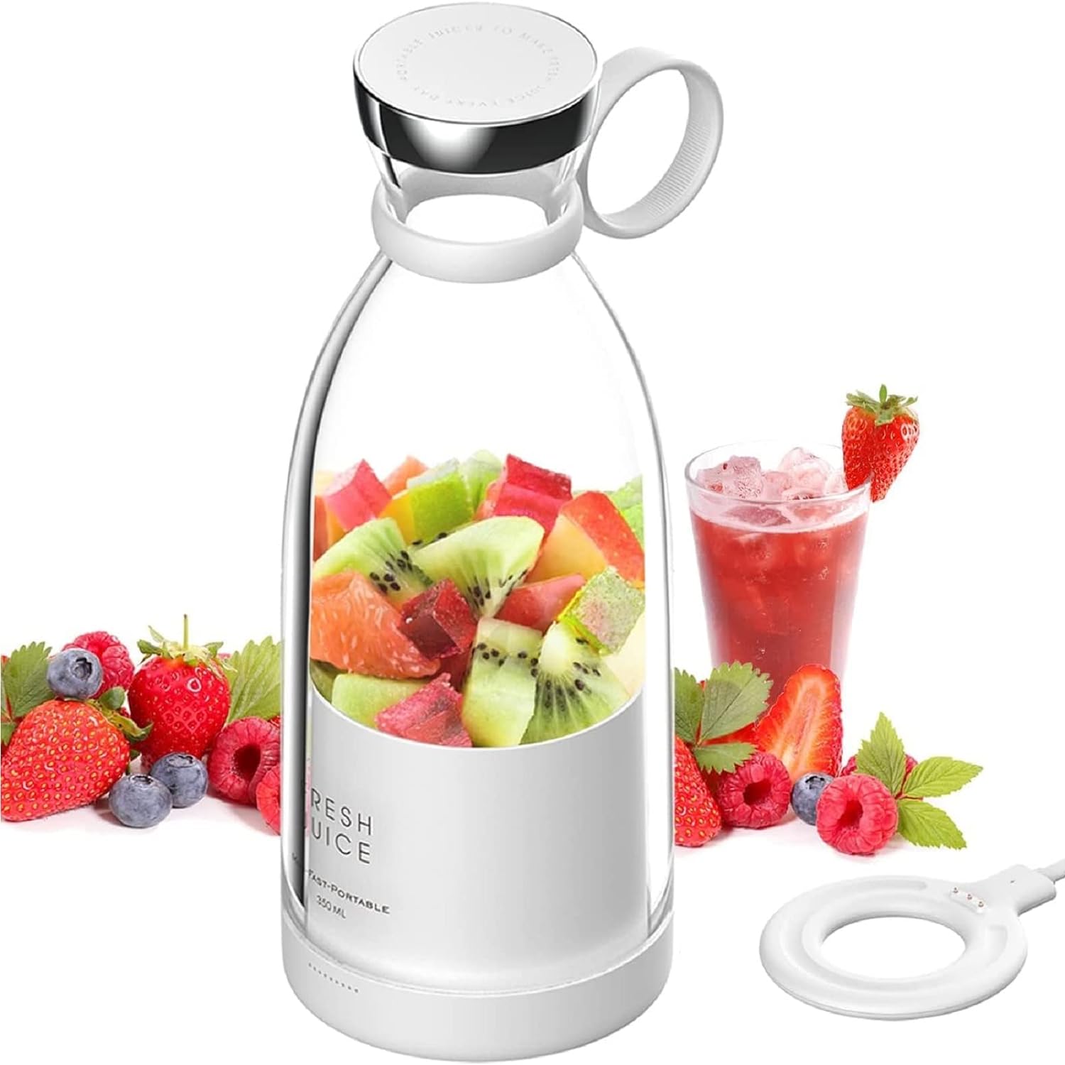 White Portable Personal Blender